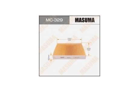 Фильтр салона AC-206E MASUMA MC329 (фото 1)