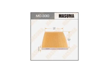 Фильтр салона AC-207E (MC-330) MASUMA MC330