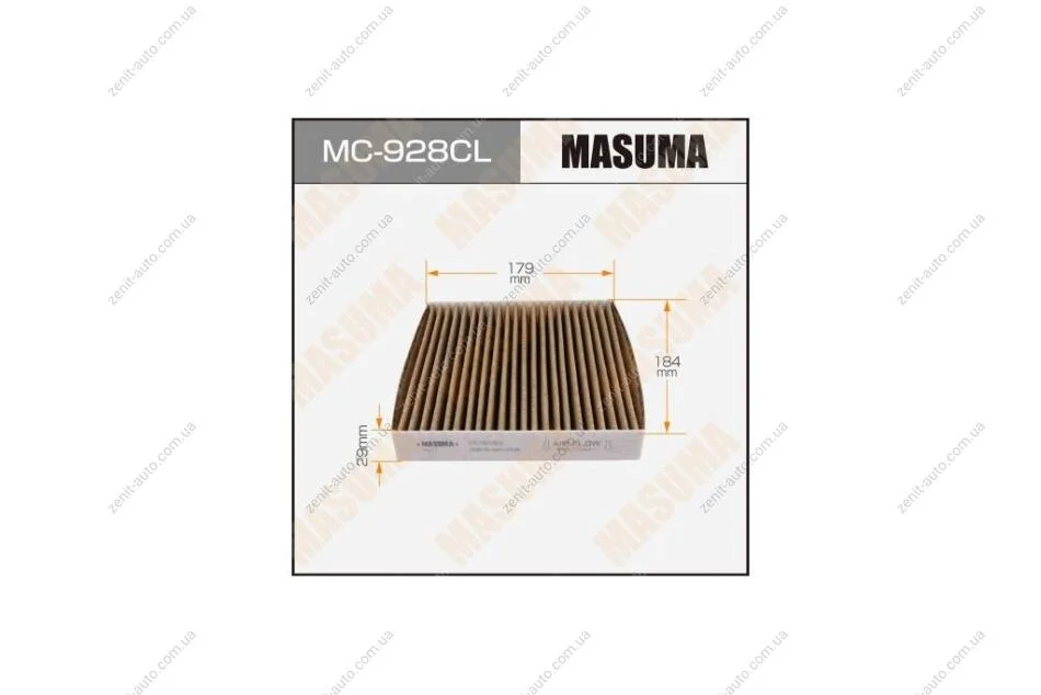 Фильтр салона AC-805 угольный (MC-928CL) MASUMA MC928CL (фото 1)