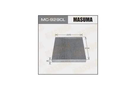 Фільтр салону AC-806E вугільний (MC-929CL) MASUMA MC929CL