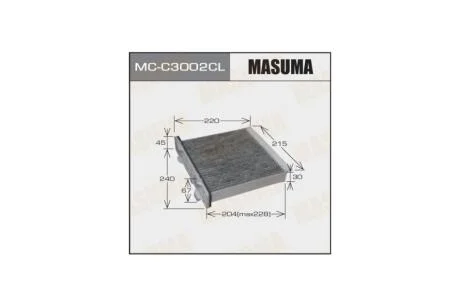 Фильтр салона AC3504 угольный PAJERO MONTERO/ V87W, V88W, V93W, V98W (MC-C3002CL) MASUMA MCC3002CL