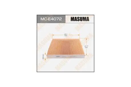 Фильтр салона AC9403 SKODA/FABIA/ VOLKSWAGEN/POLO (MC-E4072) MASUMA MCE4072