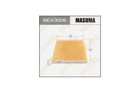 Фильтр салона AC9407C HYUNDAI/ TUCSON/ V2000 V2700 04- (MC-K3006) MASUMA MCK3006