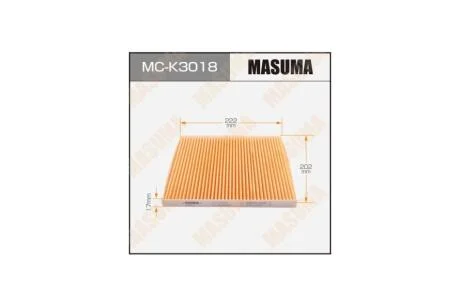 Фильтр салона AC-003 HYUNDAI/ TUCSON/ V2000 V2700 04-06 (MC-K3018) MASUMA MCK3018