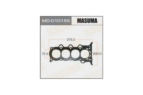 Прокладання ГБЦ (MD-01015S) MASUMA 'MD-01015S