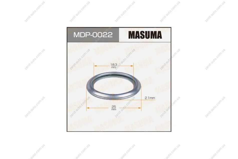 Кольцо уплотнительное сливной пробки (MDP-0022) MASUMA MDP0022 (фото 1)