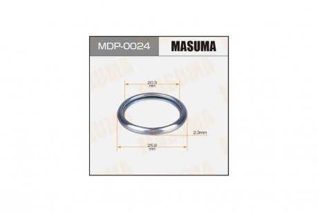 Кільце ущільнювальне зливної пробки (MDP-0024) MASUMA MDP0024