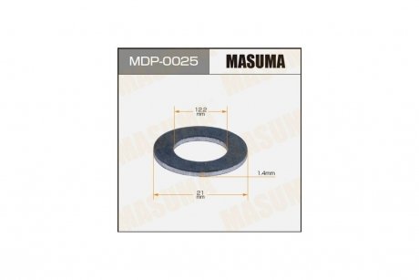 Кільце ущільнювальне зливної пробки (MDP-0025) MASUMA MDP0025 (фото 1)