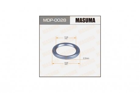 Кольцо уплотнительное сливной пробки (MDP-0028) MASUMA MDP0028 (фото 1)