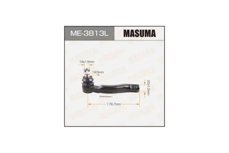 Наконечник кермовий out LH LAND CRUISER 100 LEXUS LX470 2000.08- (ME-3813L) MASUMA ME3813L