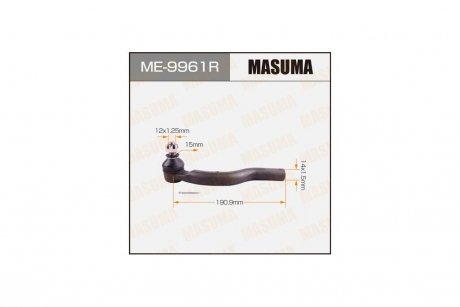 Наконечник рулевой (ME-9961R) MASUMA ME9961R