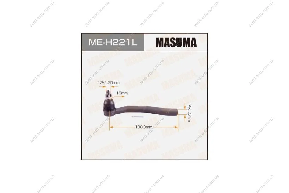Наконечник рулевой Honda CIVIC 06- (MEH221L) MASUMA 'MEH221L (фото 1)