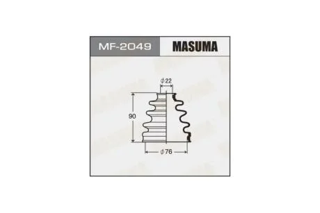 Пильовик ШРКШ зовнішнього Honda CR-V (07-12) (MF-2049) MASUMA MF2049