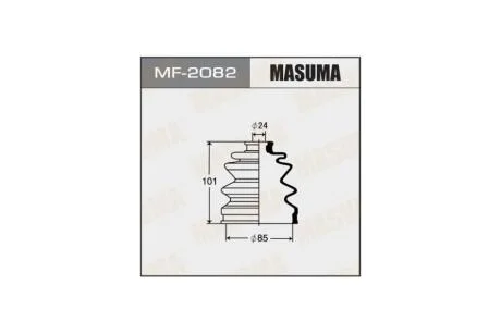 Пильовик ШРКШ внутрішнього Honda Civic (-00)/ Toyota Camry (-00) (MF-2082) MASUMA MF2082