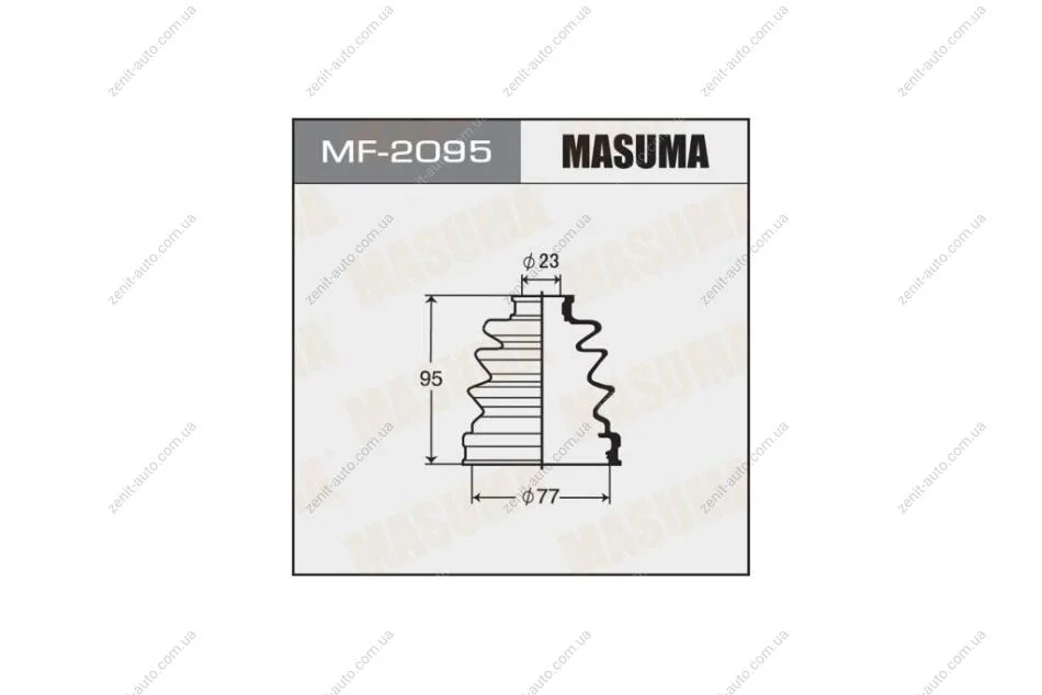 Пыльник ШРУСа наружного Mazda 3 (03-08)/ Nissan Primera (-01) (MF-2095) MASUMA MF2095 (фото 1)
