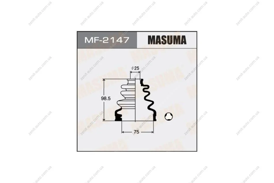 Пыльник ШРУСа INFINITI Q70 (Y51) 5.6 AWD (15-20), INFINITI Q50 (03-18) (MF-2147) MASUMA MF2147 (фото 1)