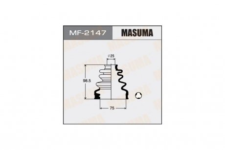 Пыльник ШРУСа INFINITI Q70 (Y51) 5.6 AWD (15-20), INFINITI Q50 (03-18) MASUMA MF2147