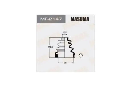 Пыльник ШРУСа INFINITI Q70 (Y51) 5.6 AWD (15-20), INFINITI Q50 (03-18) (MF-2147) MASUMA MF2147