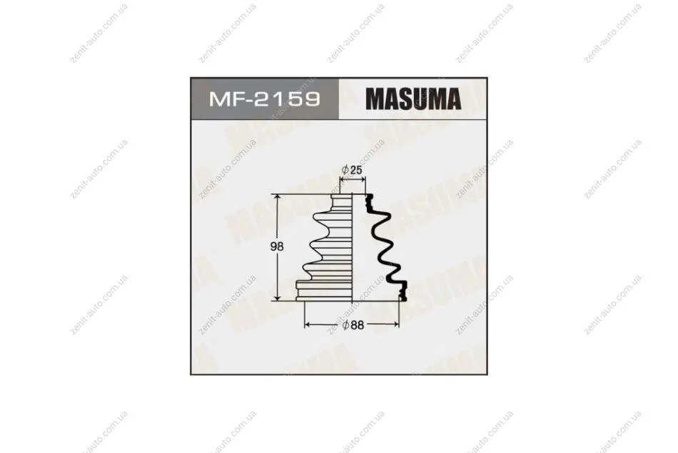 Пыльник ШРУСа (MF-2159) MASUMA MF2159 (фото 1)