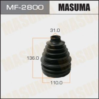 Пыльник ШРУСа MF-2800 (пластик) + спецхомут (MF-2800) MASUMA 'MF-2800