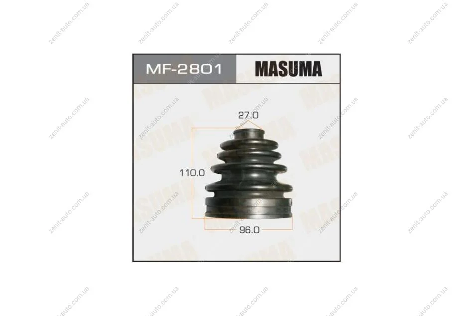 Пильовик ШРКШ внутрішнього Toyota Land Cruiser (-07) (MF-2801) MASUMA MF2801 (фото 1)