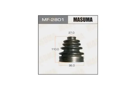 Пильовик ШРКШ внутрішнього Toyota Land Cruiser (-07) (MF-2801) MASUMA MF2801