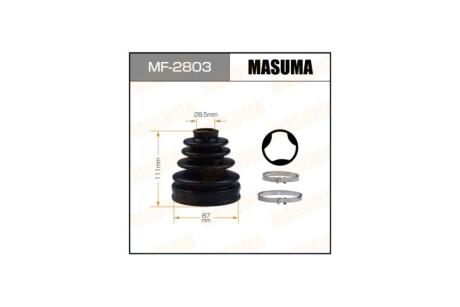 Пыльник ШРУСа TOYOTA HILUX VII (MF-2803) MASUMA MF2803