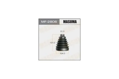 Пильовик ШРКШ (пластик) + спецхомут Toyota FJ Cruiser (06-09), Land Cruiser Prado (02-) (MF-2806) MASUMA MF2806