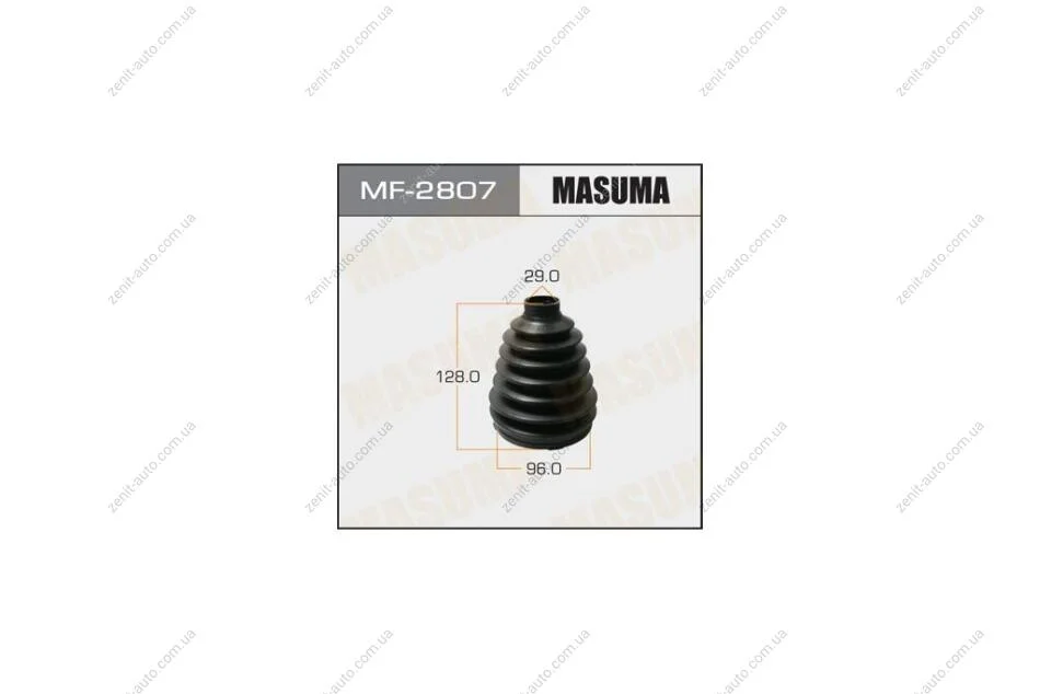 Пильовик ШРКШ зовнішнього (пластик) + спецхомут Nissan Murano (04-08) (MF-2807) MASUMA MF2807 (фото 1)