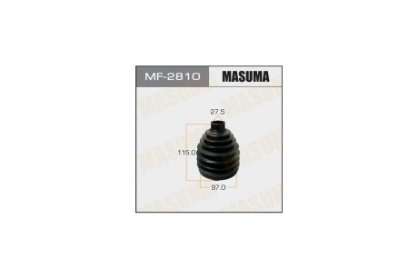 Пыльник ШРУСа наружный(пластик)+спецхомут Nissan X-Trail (00-13) (MF-2810) MASUMA MF2810