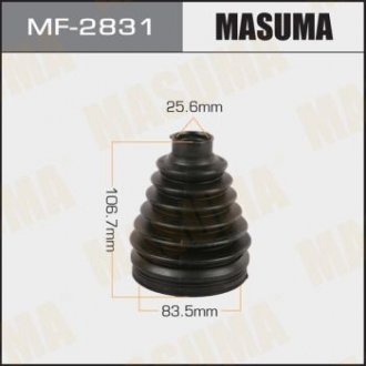 Пыльник ШРУСа MF-2831 (пластик) + спецхомут (MF-2831) MASUMA 'MF-2831