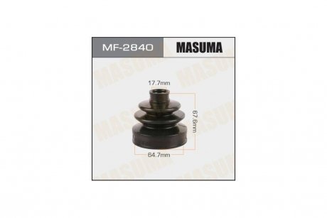 Пыльник ШРУСа заднего наружный Infinity QX50 (17-)/ Nissan Qashqai (06-), Rogue (14-), X-Trail (01-) (MF-2840) MASUMA MF2840 (фото 1)