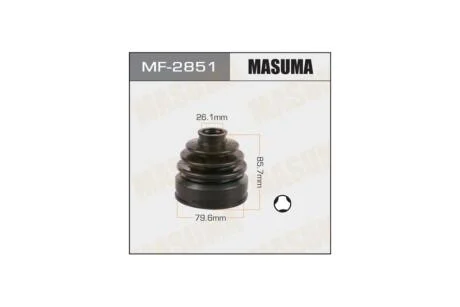 Пильовик ШРКШ (MF-2851) MASUMA MF2851