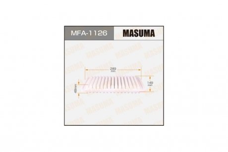 Фильтр воздушный (MFA-1126) MASUMA MFA1126 (фото 1)