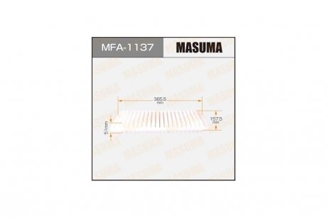 Фильтр воздушный (MFA-1137) MASUMA MFA1137 (фото 1)