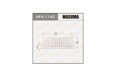Фильтр воздушный Toyota Camry (06-18), Venza (09-16) (MFA-1142) MASUMA MFA1142 (фото 1)