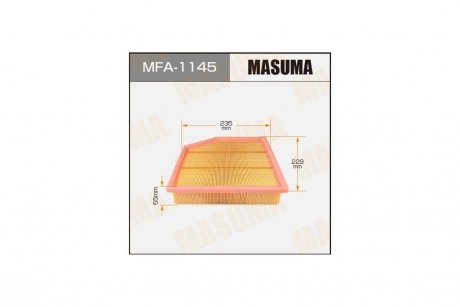 Фильтр воздушный LEXUS IS III MASUMA MFA1145