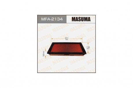 Фильтр воздушный (MFA-2134) MASUMA MFA2134 (фото 1)