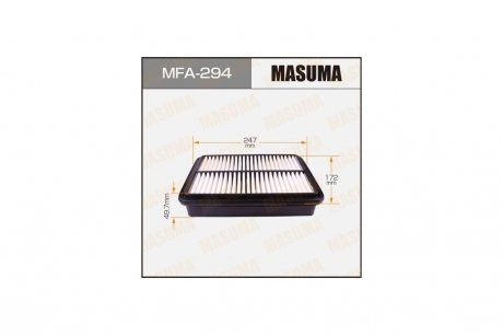 Фільтр повітряний (MFA-294) MASUMA MFA294