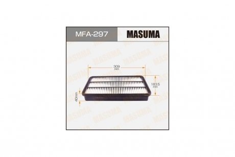 Фильтр воздушный A-174 MASUMA MFA297