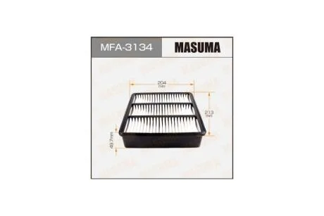 Фільтр повітряний Mitsubishi Lancer (-11), Outlander (03-09) (MFA-3134) MASUMA MFA3134