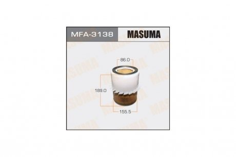 Фильтр воздушный MITSUBISHI L 200 1996—2008 (MFA-3138) MASUMA MFA3138 (фото 1)
