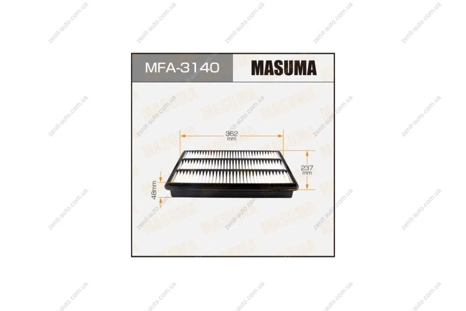 Фильтр воздушный A-3017 (MFA-3140) MASUMA MFA3140 (фото 1)
