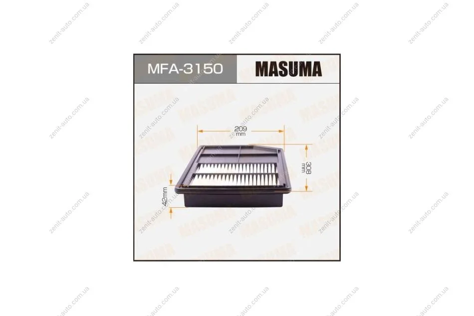 Фільтр повітряний (MFA-3150) MASUMA MFA3150 (фото 1)
