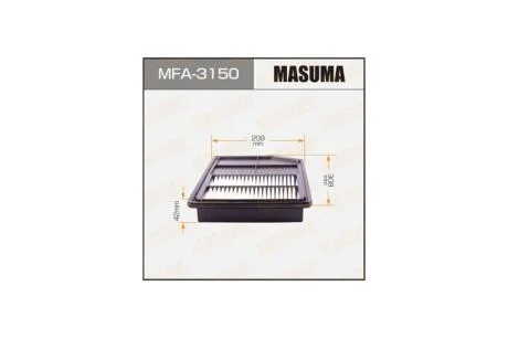 Фільтр повітряний (MFA-3150) MASUMA MFA3150
