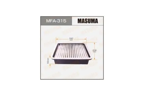 Фильтр воздушный CHRYSLER 300(LX) 3.5 (04-12) (MFA-315) MASUMA MFA315