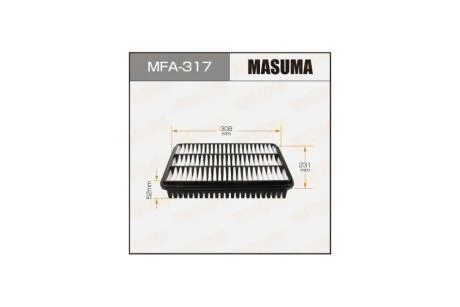 Фільтр повітряний (MFA-317) MASUMA MFA317