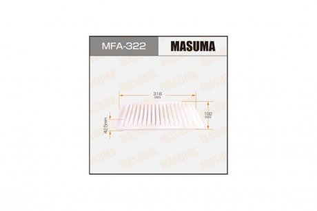 Фільтр повітряний A-199 (MFA-322) MASUMA MFA322