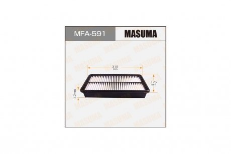 Фільтр повітряний A-468V (MFA-591) MASUMA MFA591 (фото 1)