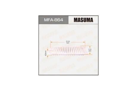 Фільтр повітряний (MFA-864) MASUMA MFA864